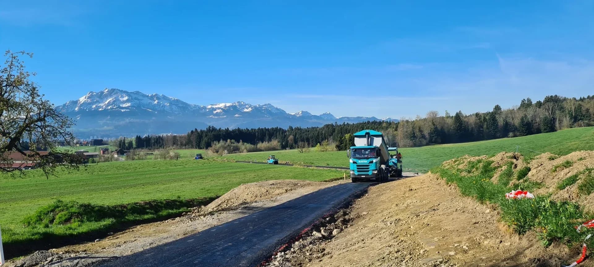 Ausbau Güterstrassen Stalden - Lütigen Bild 1