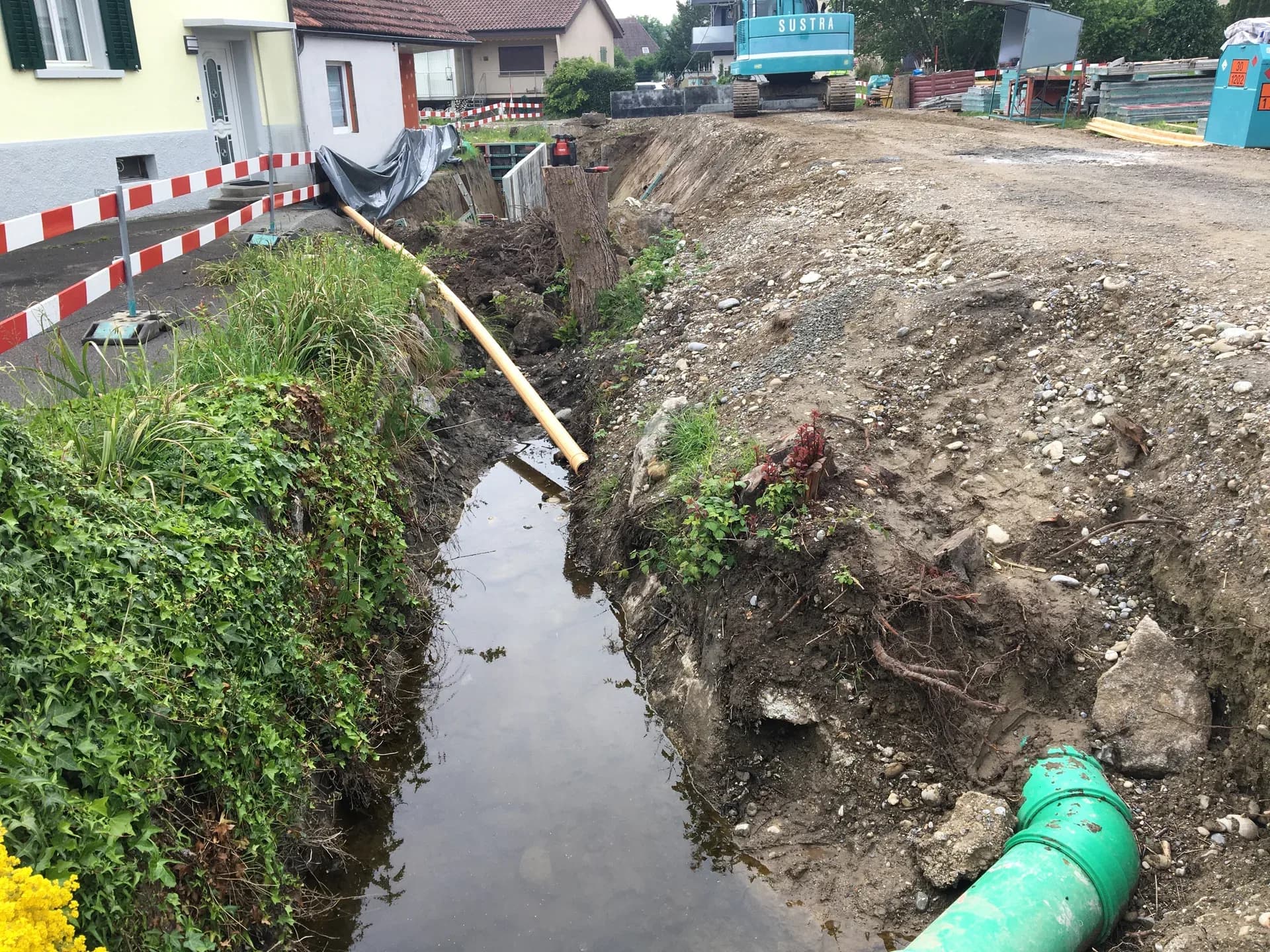 Hochwasserschutz Talbach Hirschthal Bild 1